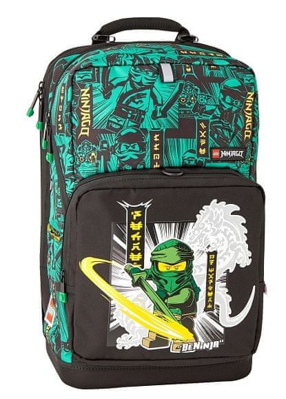 LEGO Bags Ninjago Green Maxi Plus - školský batoh, 2 dielny set